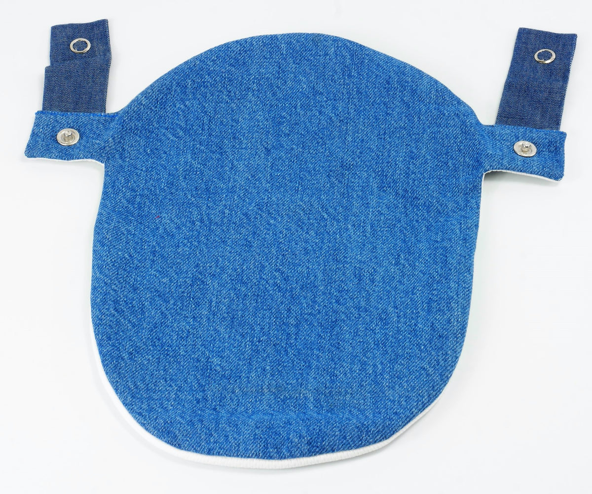 Ostomy Pouch Pouch Cover Easy Open Cotton - Light Blue - Ostocare