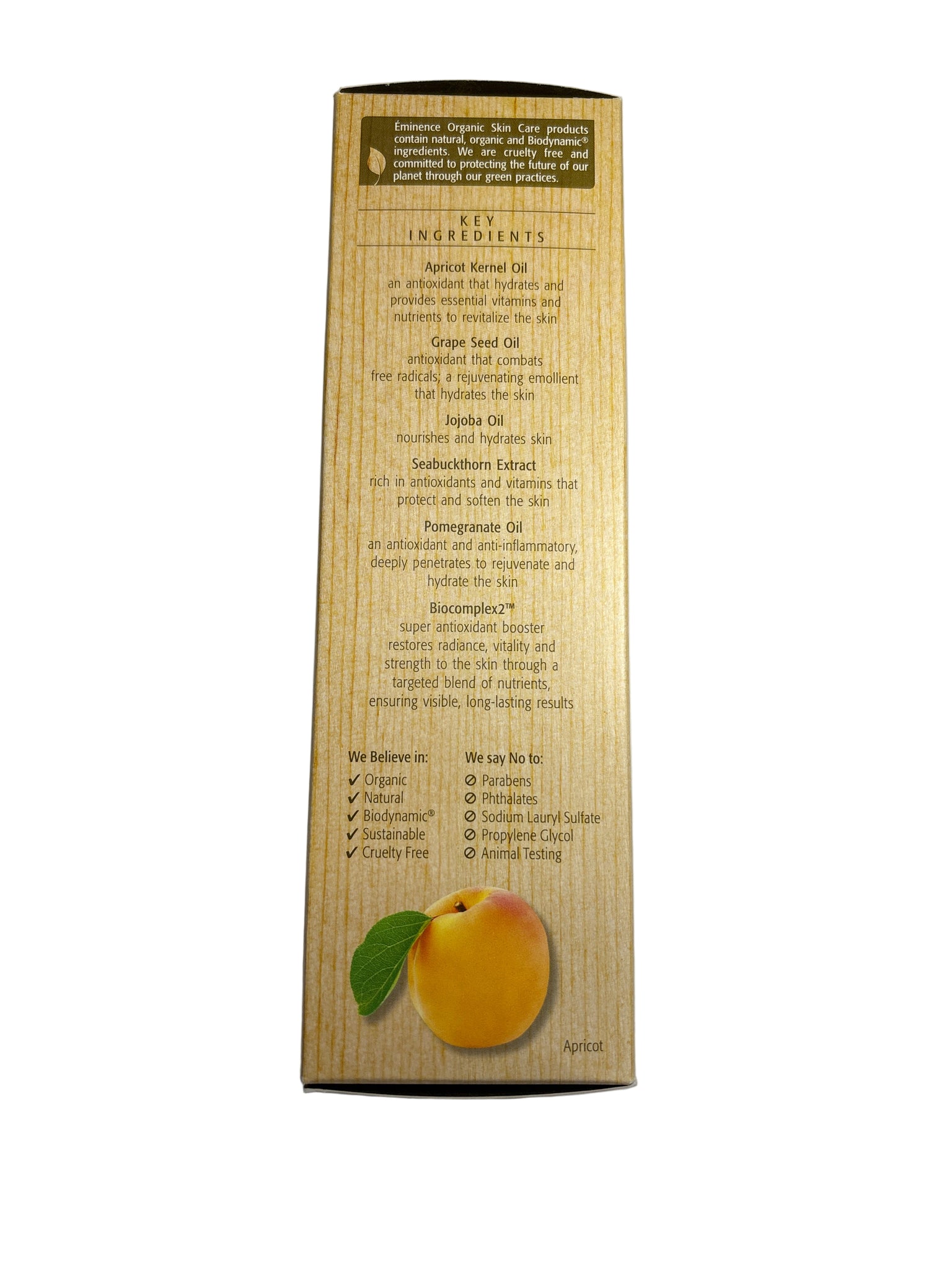 Eminence Apricot Body Oil for Unisex - 8.2 oz Oil