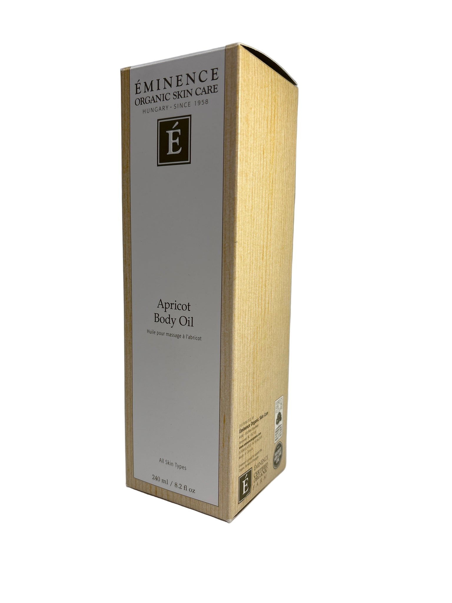 Eminence Apricot Body Oil for Unisex - 8.2 oz Oil