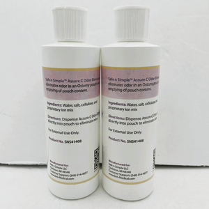 2 Safe n Simple ASSURE C SNS41408 Ostomy Pouch ODOR Eliminator Clear Lubricant