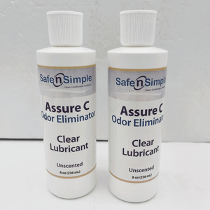 2 Safe n Simple ASSURE C SNS41408 Ostomy Pouch ODOR Eliminator Clear Lubricant