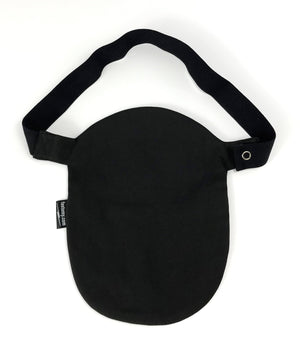 Fastomy Black Ostomy Pouch Bag Cover For Convatec and Hollister with Snap-On Attached Belt - Choose Size 26"-42"