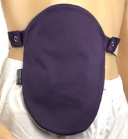 Purple Ostomy Colostomy Urostomy Pouch Bag Fastomy Cover For Convatec & Hollister